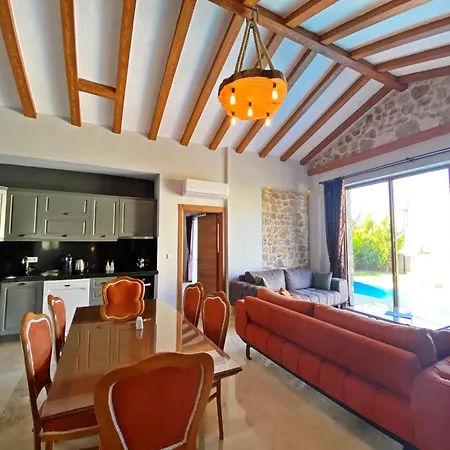 Tlos Yali 3+1 Villa, Oezel Havuzlu, ヴィラ *