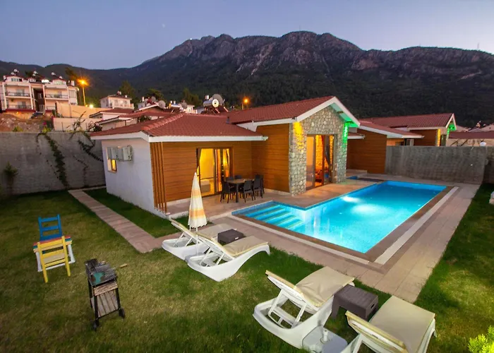 Tlos Yali 3+1 Villa, Oezel Havuzlu, Вилла Фетхие
