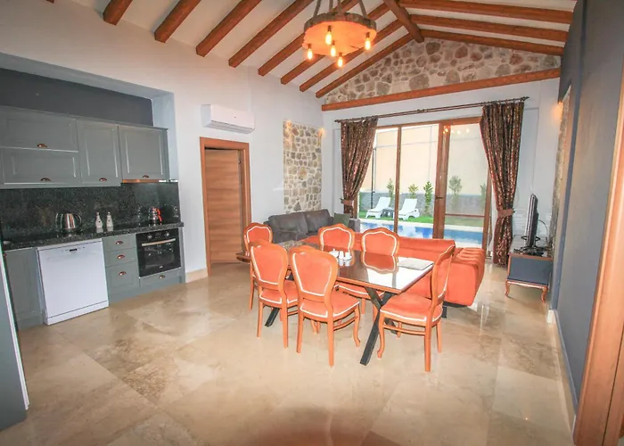 Villa Tlos Yali 3+1 Villa, Oezel Havuzlu, Fethiye